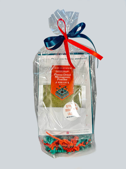 "Stocking Stuffer" bundle - Freeze-Dried Microgreen and Sprout Powder, 4 x 7 serving